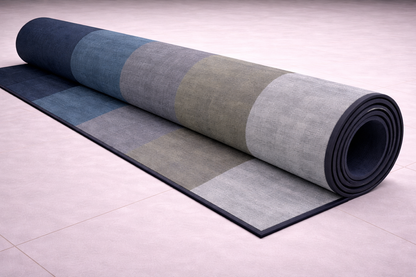Alfombra de Algodón Tejida a Mano Horizonte Índigo