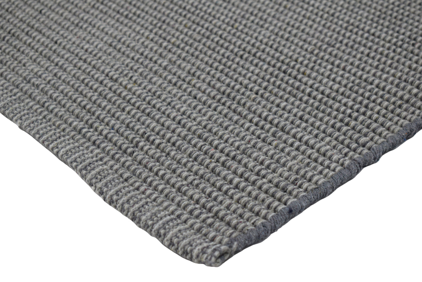 Alfombra Playera Tejida a Mano “Sunset Flame” en Naranja Intenso