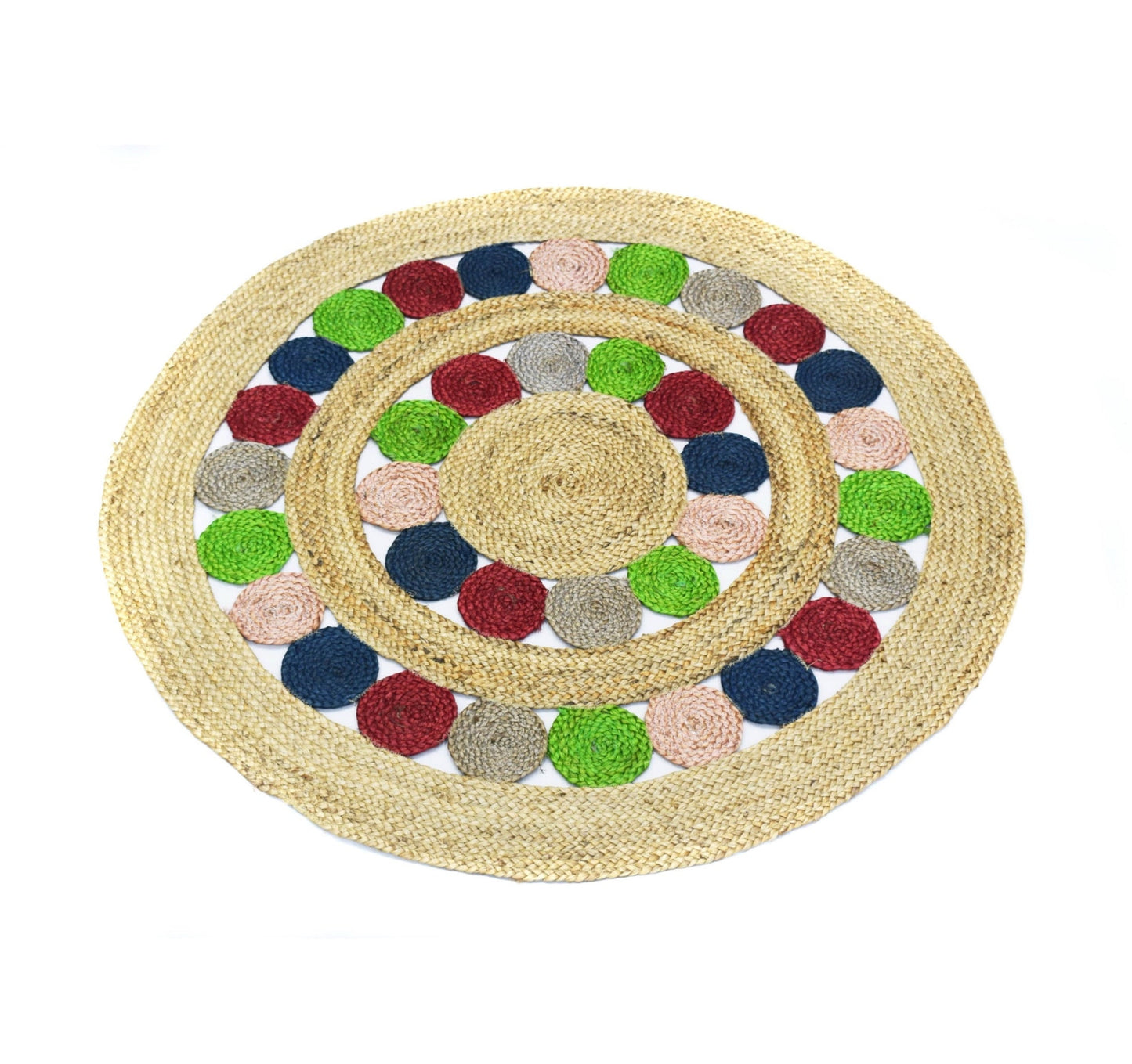 Alfombra Redonda de Yute