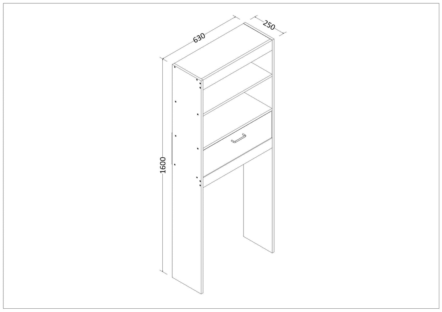 Organizador de Baño para Sobre el Inodoro