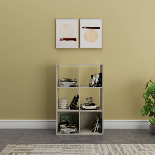 Cubo de Almacenamiento de 6 Compartimentos