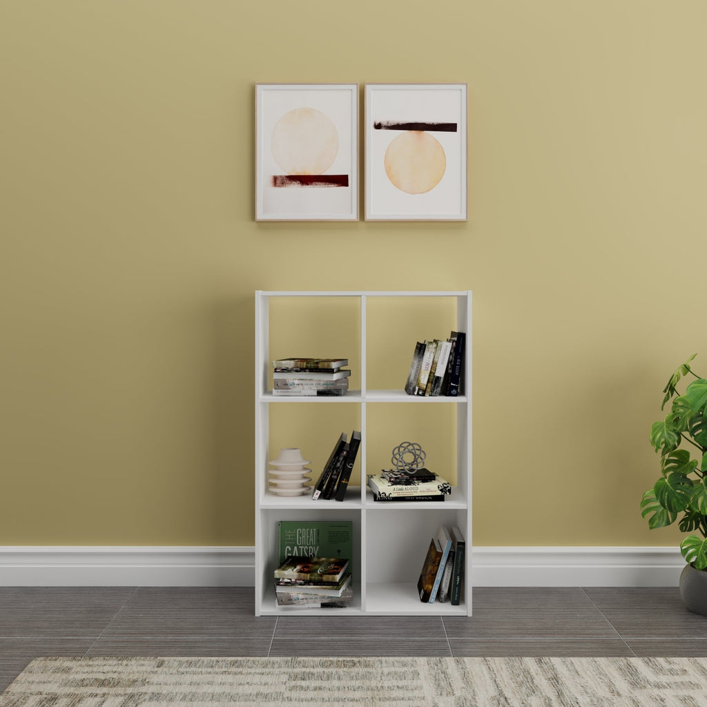 Cubo de Almacenamiento de 6 Compartimentos