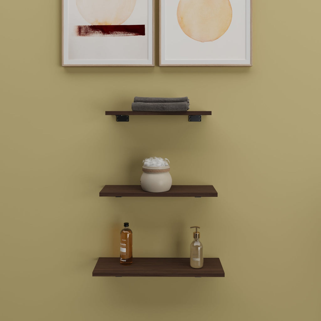 Estante Flotante con Soportes – Juego de 3