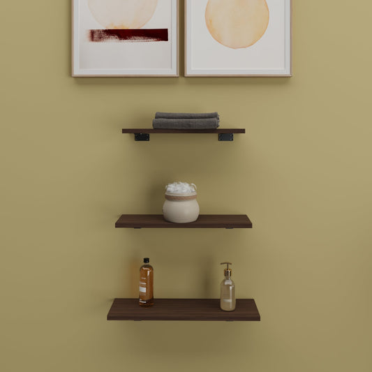 Estante Flotante con Soportes – Juego de 3