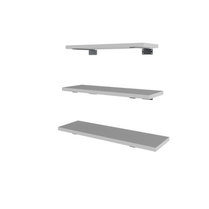 Estante Flotante con Soportes – Juego de 3