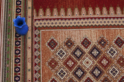 Alfombra tejida Jacquard