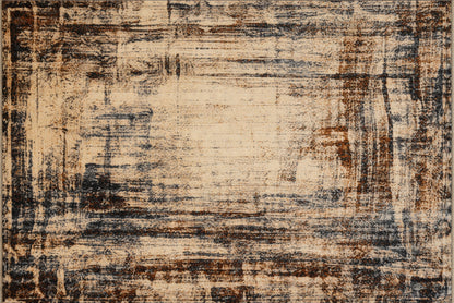 Alfombra Iron Fault Abstracta Lavable