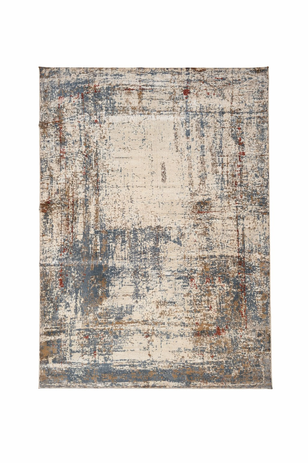 Alfombra Iron Fault Abstracta Lavable