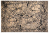 Alfombra Neural Forest Abstracta Lavable